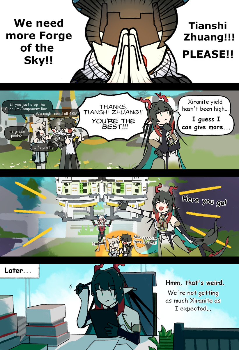 #ArknightsEndfield #SpringWake
sorry Zhuang Fangyi but I don't think you're getting those Xiranite anytime soon...😭😭 