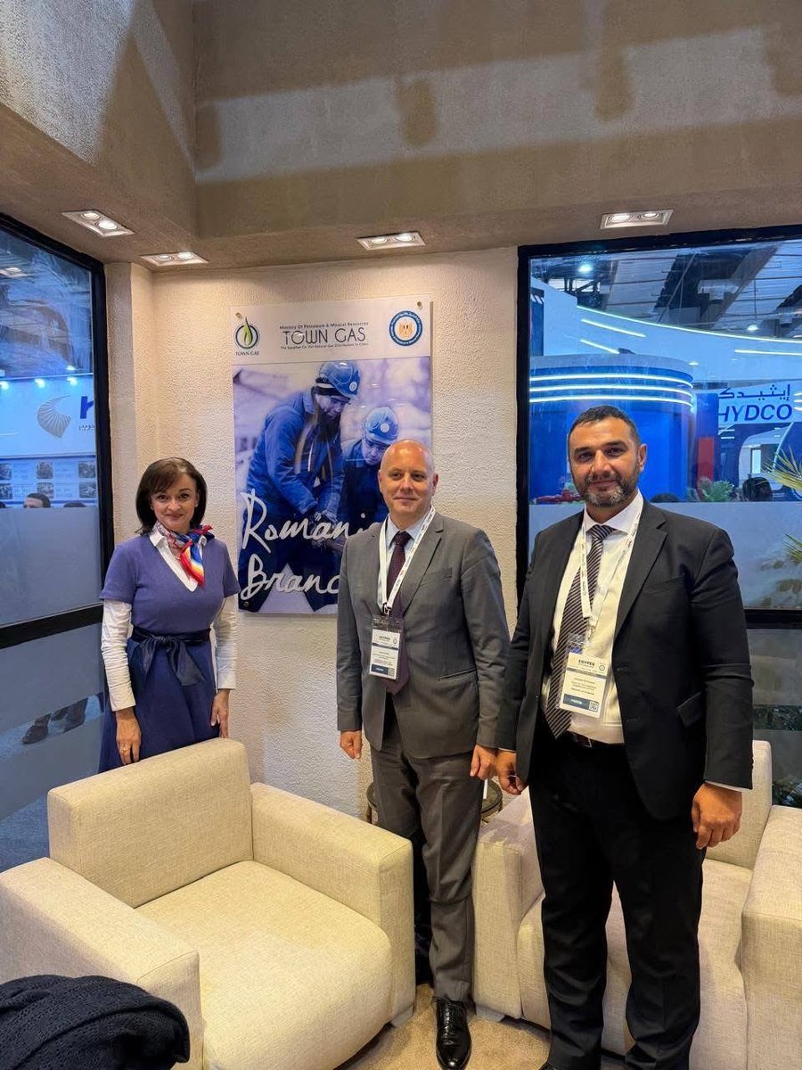 aricegovro's tweet photo. 🇷🇴🇪🇬 Romania at #EGYPES2026 – Cairo 
Between March 30 and April 1, 2026, Romania was represented at one of the most important energy events in the region – Egypt Energy Show 2026, held in Cairo. Brought together leaders, government institutions, international companies. #arice https://t.co/eGPp2Nf3oi