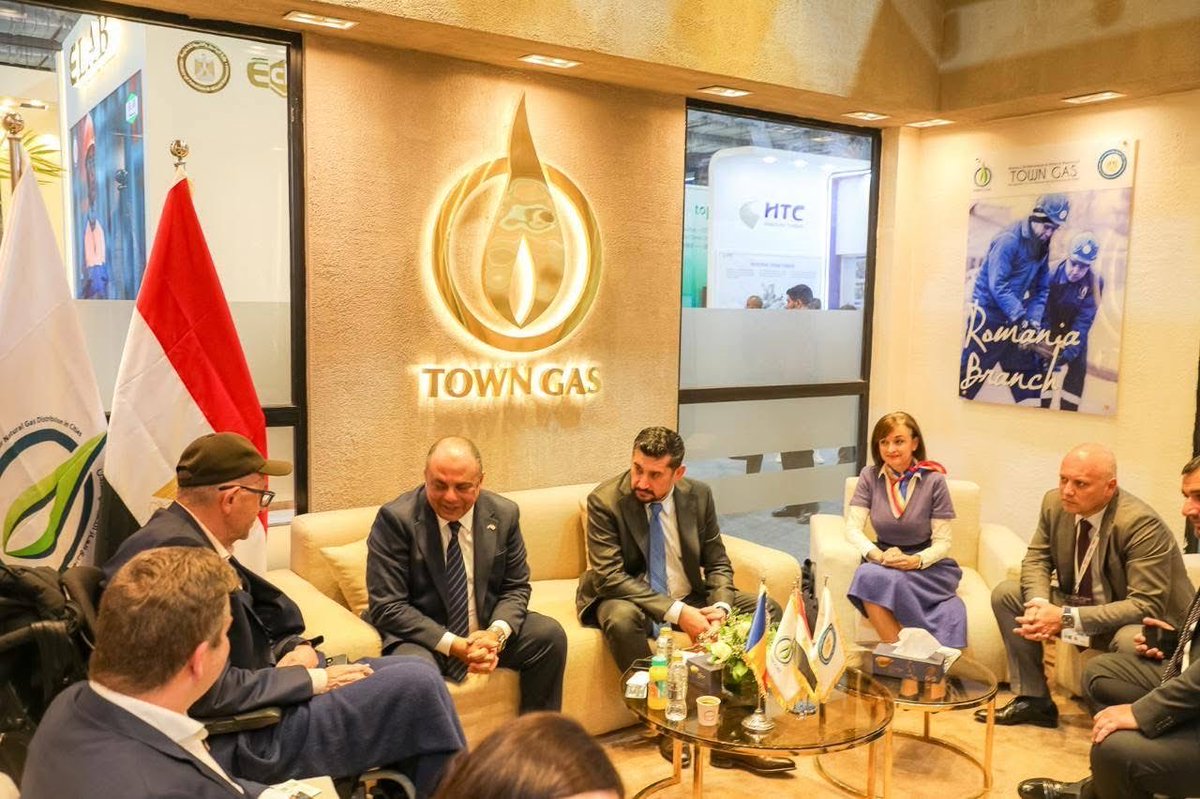 aricegovro's tweet photo. 🇷🇴🇪🇬 Romania at #EGYPES2026 – Cairo 
Between March 30 and April 1, 2026, Romania was represented at one of the most important energy events in the region – Egypt Energy Show 2026, held in Cairo. Brought together leaders, government institutions, international companies. #arice https://t.co/eGPp2Nf3oi