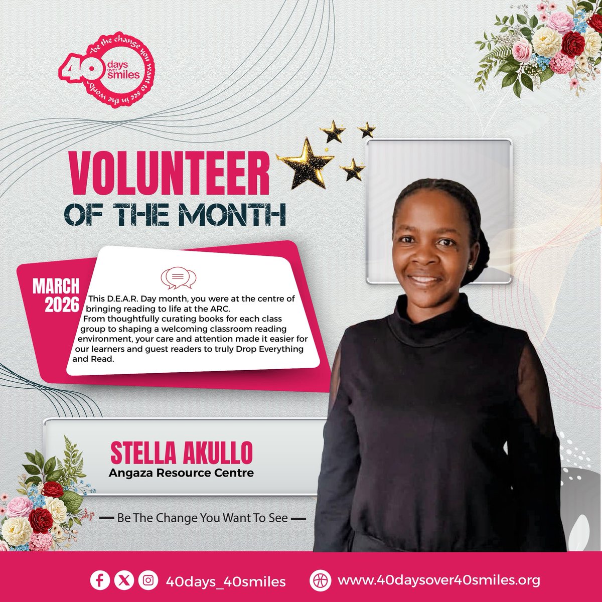 40 days_40 smiles tweet media