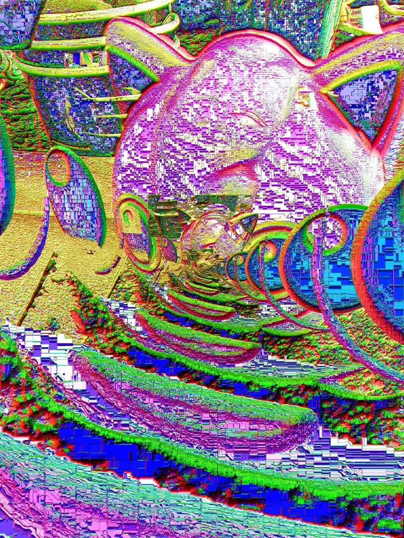 askMartyn1's tweet photo. sing me to sleep #glitch #glitchart #pokemon #jigglypuff https://t.co/j7Qgs6O6Yx