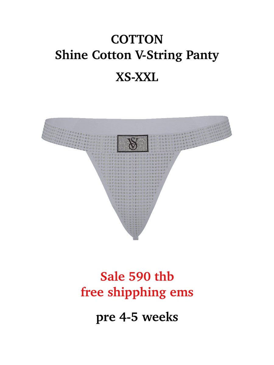taboperfume's tweet photo. #พรีออเดอร์ panties แบบที่คุณอั่งเปาใส่ค่า
ทางแบรนด์ฝั่งเมกา ลดราคาอยู่ตอนนี้💝

เพียง 590 บาท รวมส่ง ems ให้แล้ว

รอสินค้า 4-5 weeks

มีครบไซซ์!🤩

#พรีเมกา #พรีออเดอร์เมกา #victoriassecret #victoriassecretth #victoriassecretthailand #พรีออเดอร์อเมริกา 🇺🇸 https://t.co/IQGGd6vqgA