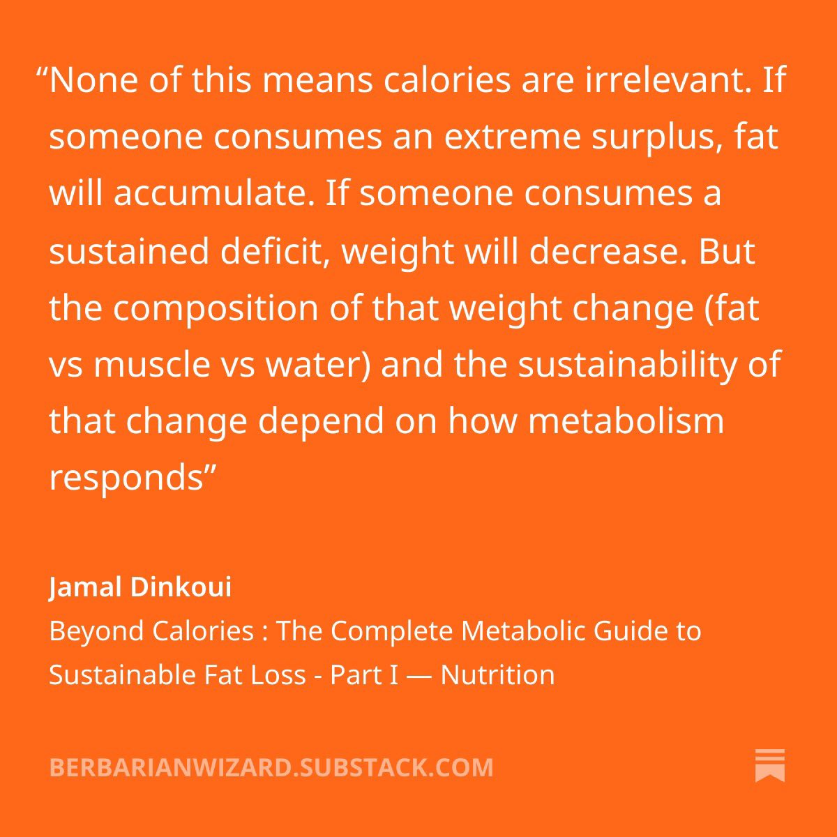 BerbarianWizard's tweet image. Calories are a unit of energy, but the body doesn’t handle all fuels the same.

Dietary fat is stored very efficiently, roughly 90–98% can be stored directly as body fat. 

Converting carbs or protein into fat is metabolically costly. 

Carbs are mostly burned or stored as