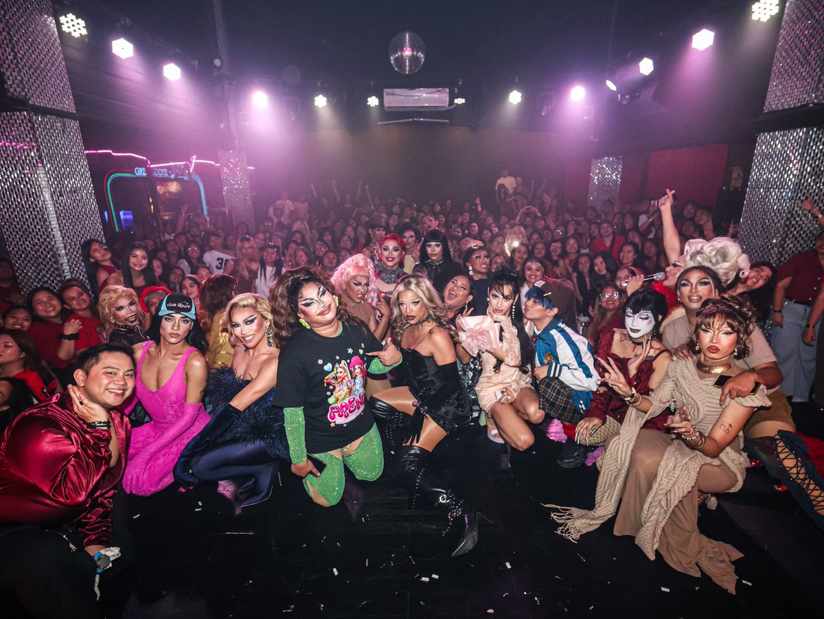 TeamPPN's tweet photo. It's been a year since we've had our first ever dose of Vitamin P! 💊❤️ It was a night to remember where 22 queens and over 250 precious fans came to celebrate the amazing BDQ that is Precious Paula Nicole! 🥰

See you po sa next! 👀 https://t.co/iOp7eD9E31
