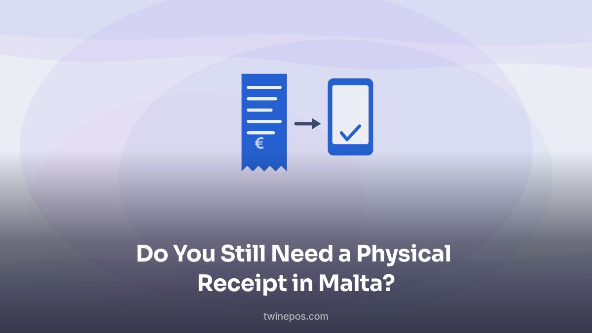 twinepos's tweet photo. Malta still requires a printed receipt for every B2C sale. Skip it and you face a €2,329 fine.

But Italy went fully digital in 2020. The EU is building the infrastructure to follow.

https://t.co/sInM3dRmOr https://t.co/BitAYVW4zA