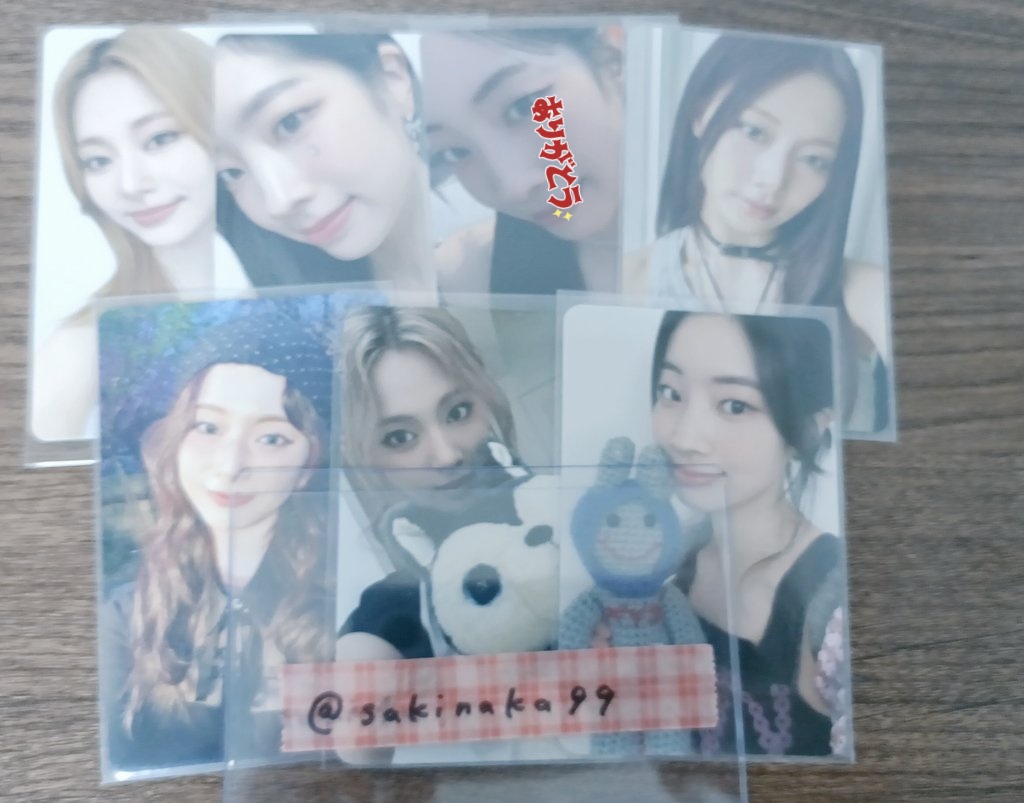 sakinaka99's tweet photo. トレカ交換 交換 トレカ kpop

譲　画像 
(BLACKPINK Newjeans ITZY NMIXX TWICE SEVENTEEN)

求　買取(paypay)
トレカ卒のため破格◎です
交換→BLACKPINK　aespa
ご気軽にリプしてください https://t.co/nu8k1NpX46