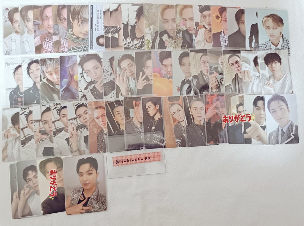 sakinaka99's tweet photo. トレカ交換 交換 トレカ kpop

譲　画像 
(BLACKPINK Newjeans ITZY NMIXX TWICE SEVENTEEN)

求　買取(paypay)
トレカ卒のため破格◎です
交換→BLACKPINK　aespa
ご気軽にリプしてください https://t.co/nu8k1NpX46
