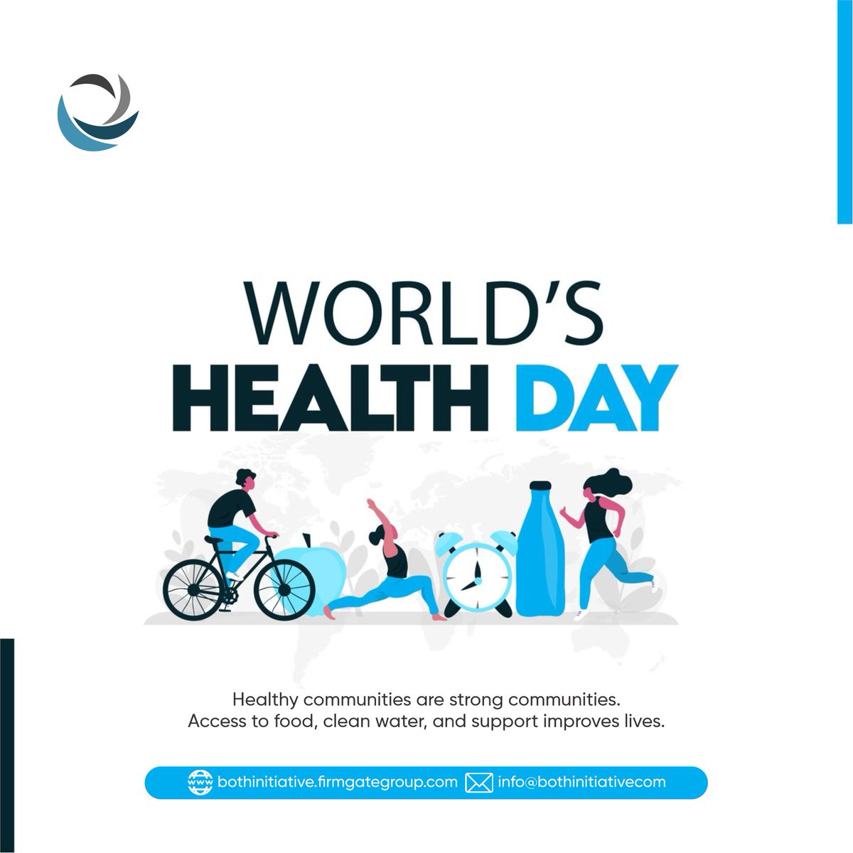 bothInitiative's tweet image. On #WorldHealthDay, we remember that good health begins with basic needs—food, clean water, and supportive communities. Together, we can build healthier futures. 💙

#bothinitiative #WorldHealthDay