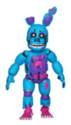 springfacts's tweet photo. In 2018, included as part of the Blacklight Mystery Minis and 2” figure four packs released by Funko, a new variant of Springtrap was introduced.
Blacklight Springtrap is blue with a pink endoskeleton and corpse, as well as a purple secondary color. https://t.co/OP9zXPg7Oo