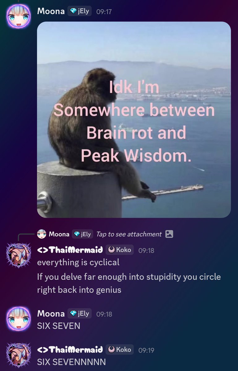 MoonaficVT's tweet photo. We might be brain damaged https://t.co/DOTmp1CGWT