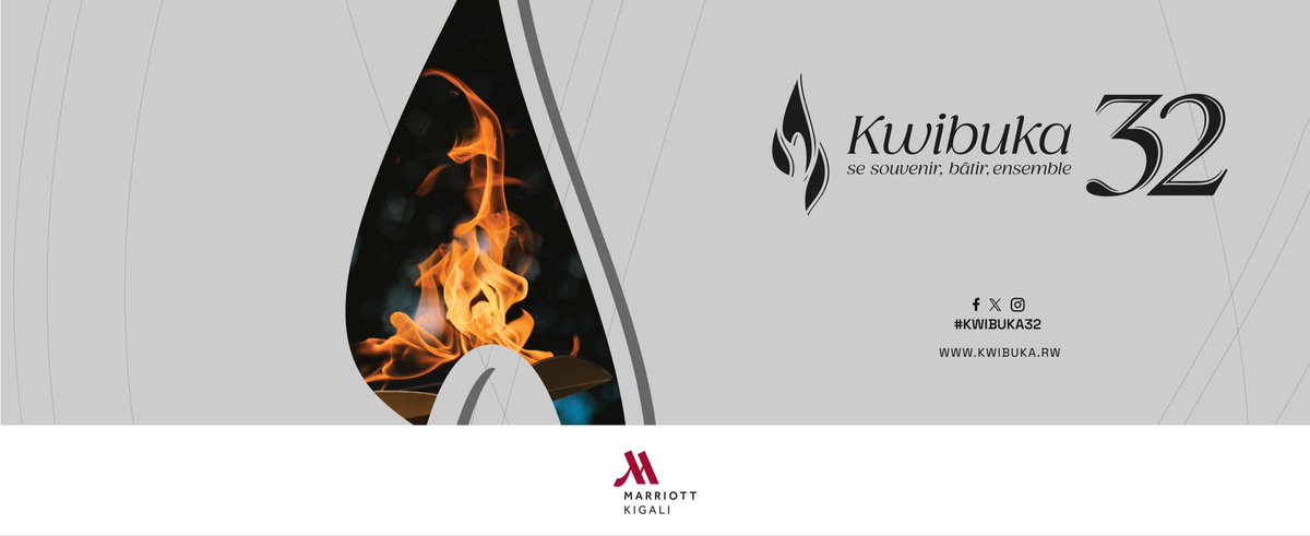KigaliMarriott's tweet photo. Today, Kigali Marriott Hotel joins the nation in honoring the memory of the victims of the 1994 Genocide against Tutsi.

32 years on, we remember, unite and renew. https://t.co/T05BV46szF