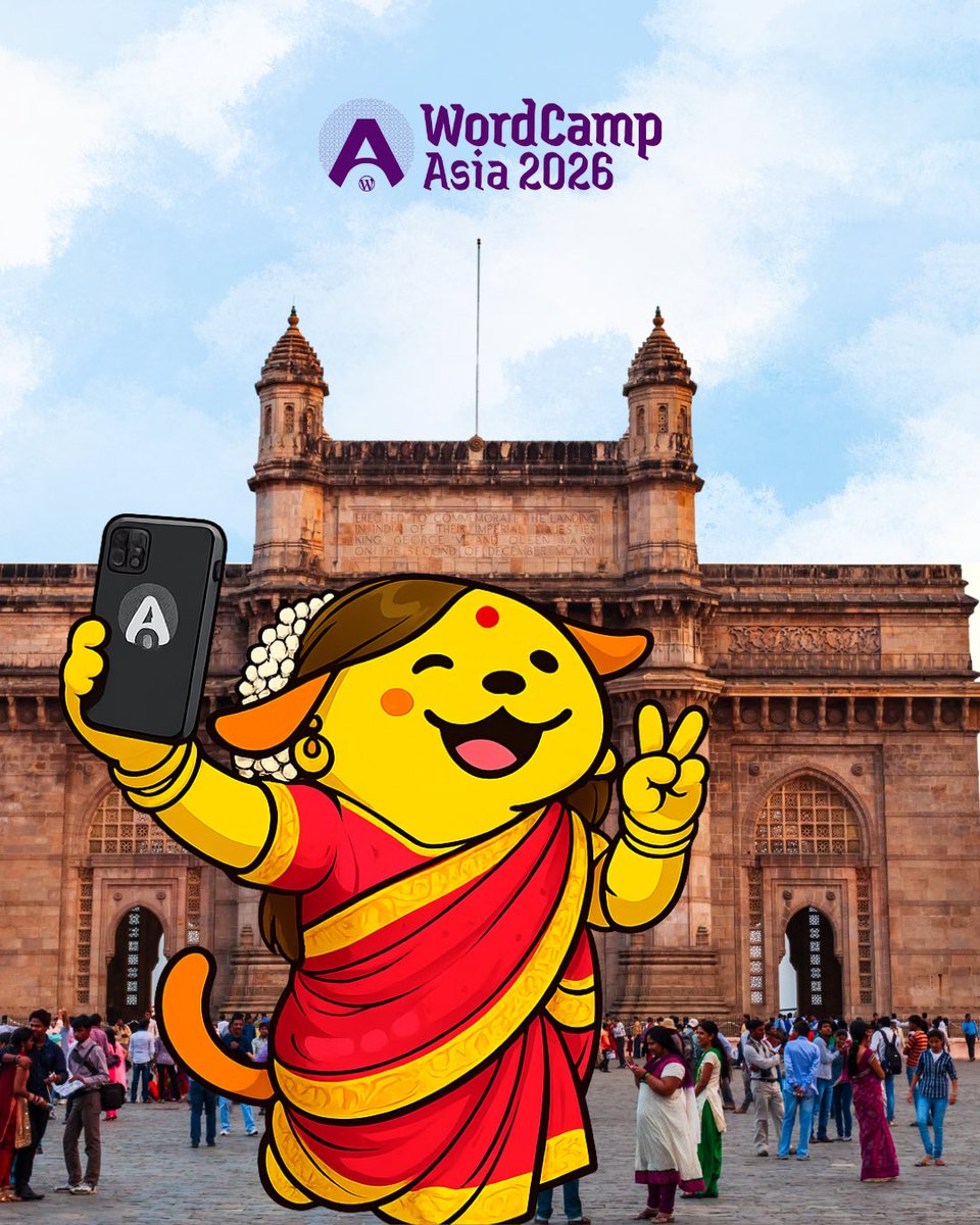 WordCampAsia's tweet image. Drop your Mumbai click in the comments 📸
Let’s see your Mumbai journey. ✨ 

#WordCampAsia