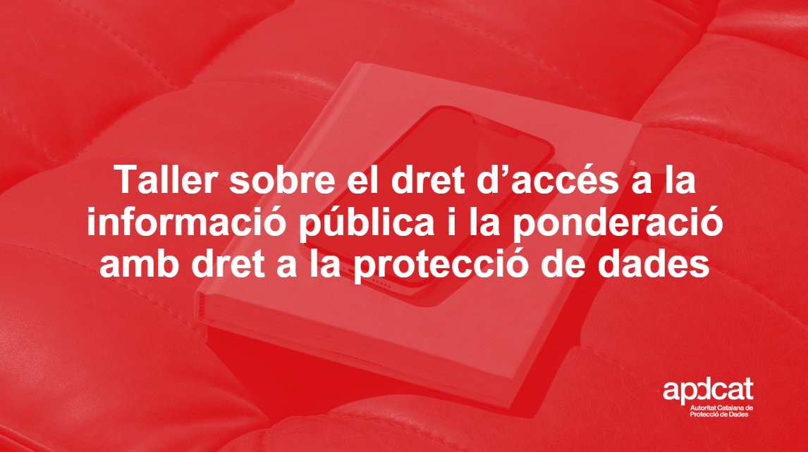 Autoritat Catalana de Protecció de Dades tweet media