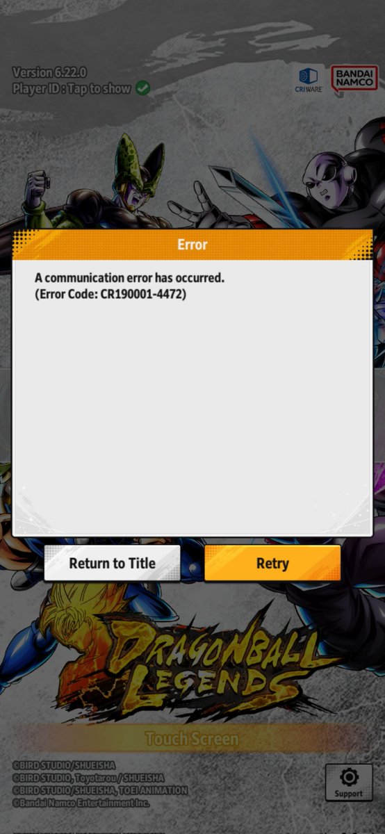 dragonflies_121's tweet photo. @DB_Legends Bro anyone else having login issues https://t.co/zyb7gl2x2A