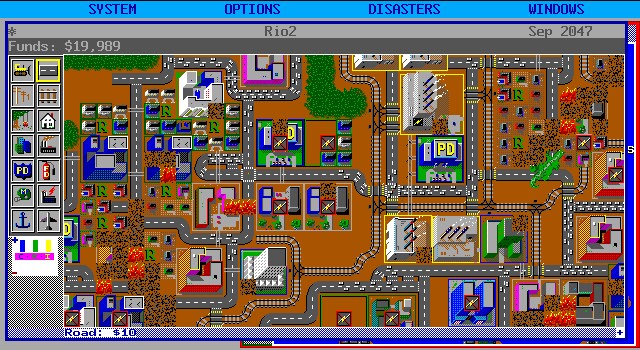 Parz15al's tweet image. Heute habe ich SimCity aus dem Jahre 1989 für euch. Ein wahrer OG der Wirtschaftssimulationen. Für mich war das Spiel eine Wucht. Die Komplexität hat mich als Kind aus den Socken gehauen. #retro #simcity #maxis #ea