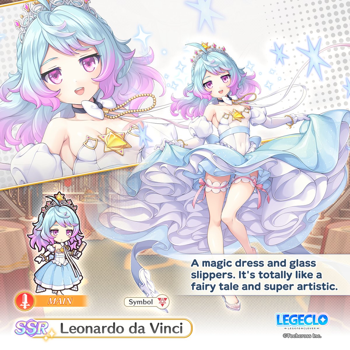 legeclo_en's tweet image. Here’s a sneak peek at the characters and event coming after maintenance!
Characters
-Littley
-Claudette
-Leonardo da Vinci
-Cupid

Event
-Fairy-Tale Party in the Enchanted Forest: Pt. 1
#Legeclo