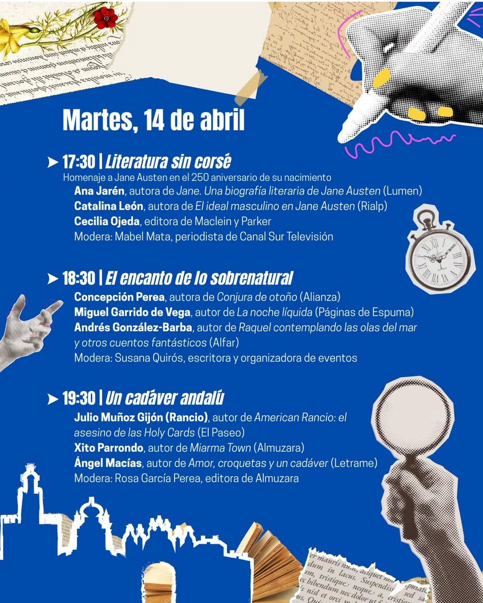 ¡Sevilla! El próximo martes 14 a las 18:30 estaré en el evento Letras en Off compartiendo mesa con Concha Perea y Andrés Gonzalez-Barba para hablar sobre el encanto de lo sobrenatural, moderados por <a href="/unadevoralibros/">Susana Quirós</a>. ¡Os espero!