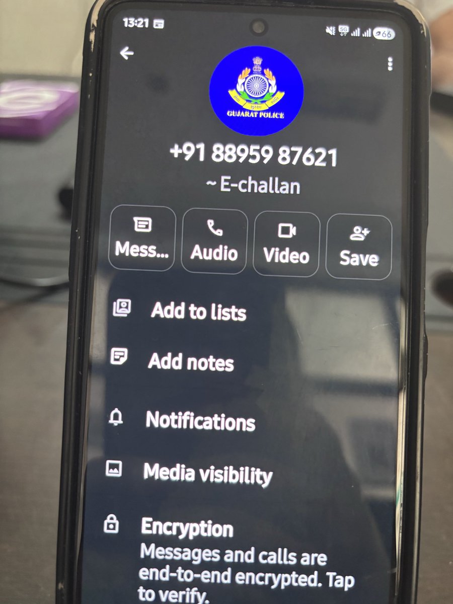 raiyanfinal's tweet photo. @GujaratPolice sir someone phishing on your name https://t.co/3XHhmKe3Va