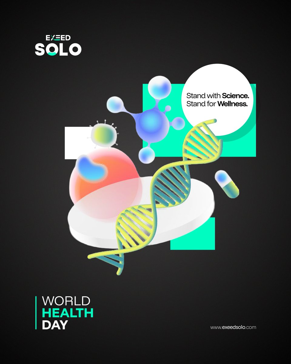 ExeedSolo's tweet photo. This World Health Day, we stand with science. For clarity. For wellness that lasts. For every body, everywhere. Keep choosing what actually works. Your health and the world's — deserves nothing less.

#worldhealthday #standwithscience https://t.co/0nzVhQW6Hz