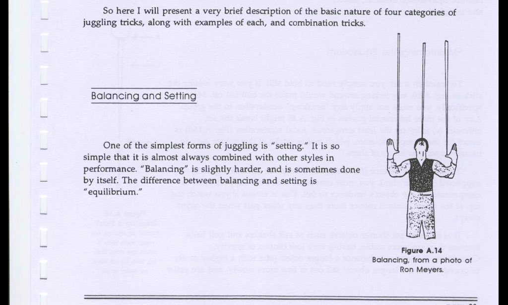 z209k049's tweet photo. @KumiKurataO [1] David Cain. "Types of Prop Balancing in Juggling". International Jugglers' Association. 2017-12-01.
https://t.co/4o70A0eJQK

[2] James Ernest. Contact Juggling. Ernest Graphics Press, 1991, 94p.
https://t.co/SYvz7WsH3z https://t.co/DmYuMan13C