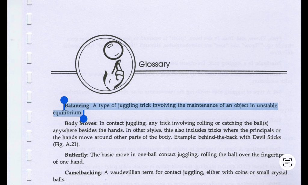z209k049's tweet photo. @KumiKurataO [1] David Cain. "Types of Prop Balancing in Juggling". International Jugglers' Association. 2017-12-01.
https://t.co/4o70A0eJQK

[2] James Ernest. Contact Juggling. Ernest Graphics Press, 1991, 94p.
https://t.co/SYvz7WsH3z https://t.co/DmYuMan13C