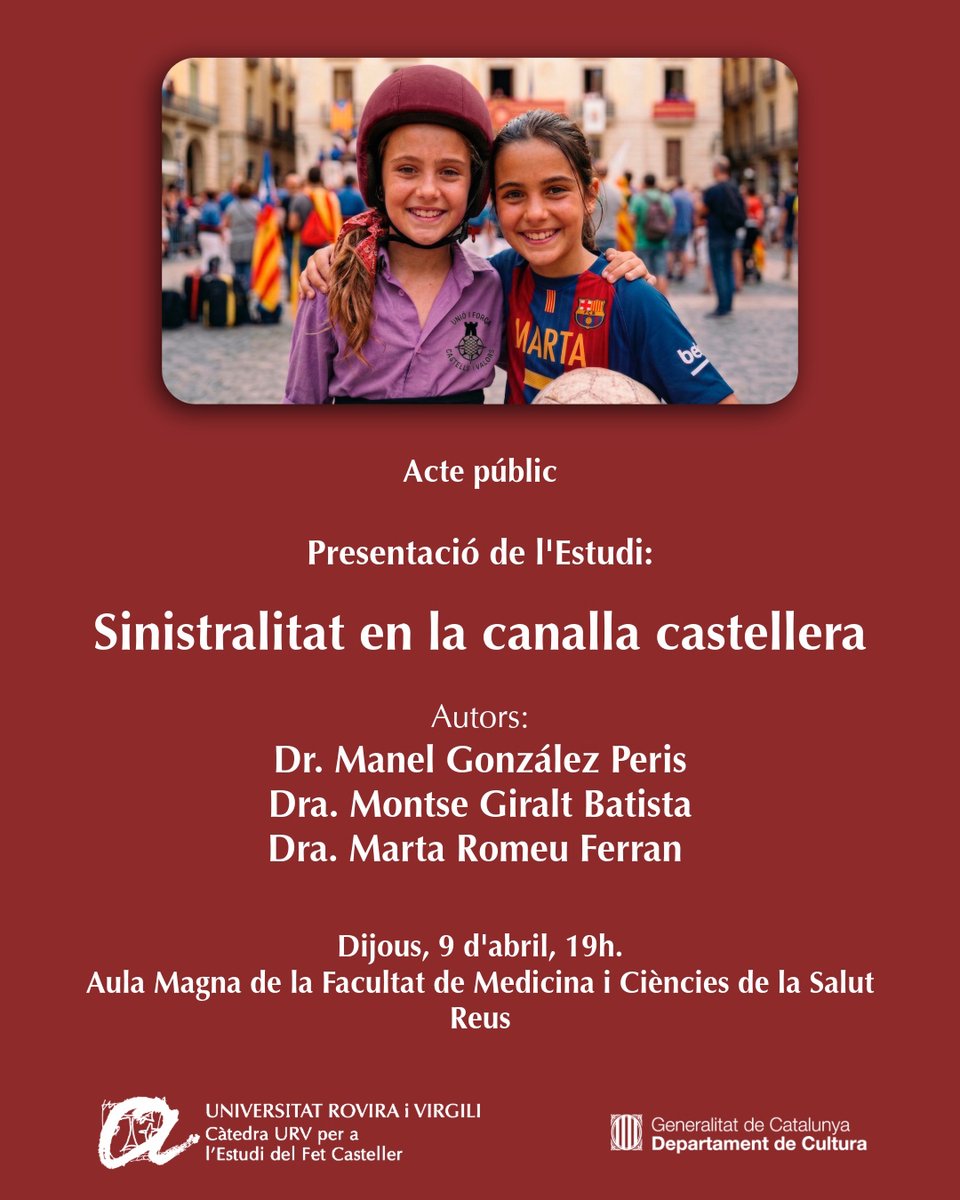 Càtedra URV per a l'Estudi del Fet Casteller tweet media