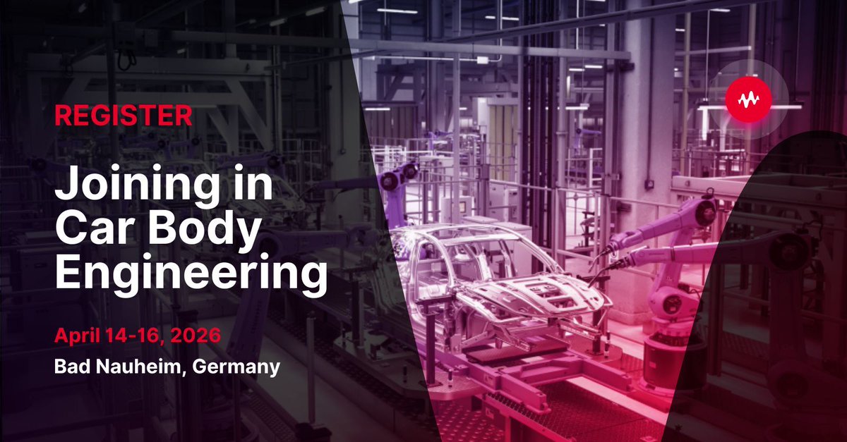 ESIgroup's tweet photo. 🚗 Join us at #Automotive Circle – Joining in Car Body Engineering conference (Apr 14–16, Bad Nauheim). See Keysight Assembly in action—optimize joining processes before physical trials. 📍 Booth #10 👇
https://t.co/6VWerkyKEN
#AssemblySimulation #Simulation #VirtualPrototyping https://t.co/LdoD2Iv2b9