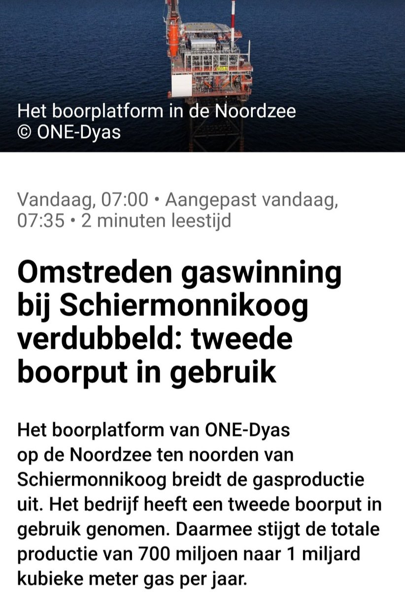 KwanLuna's tweet photo. Niet meer op land dan maar op zee. Bron: RTV Noord https://t.co/QRY1OJK7sd