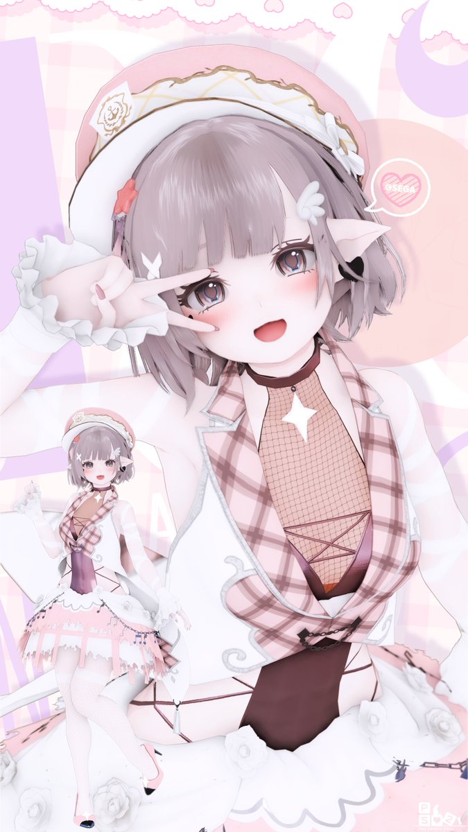 このポーズかわいかった🩷̖́-
/la model4 ⇨ /la hsi1 ss0.5

#メンテの日じゃないけどssを貼る