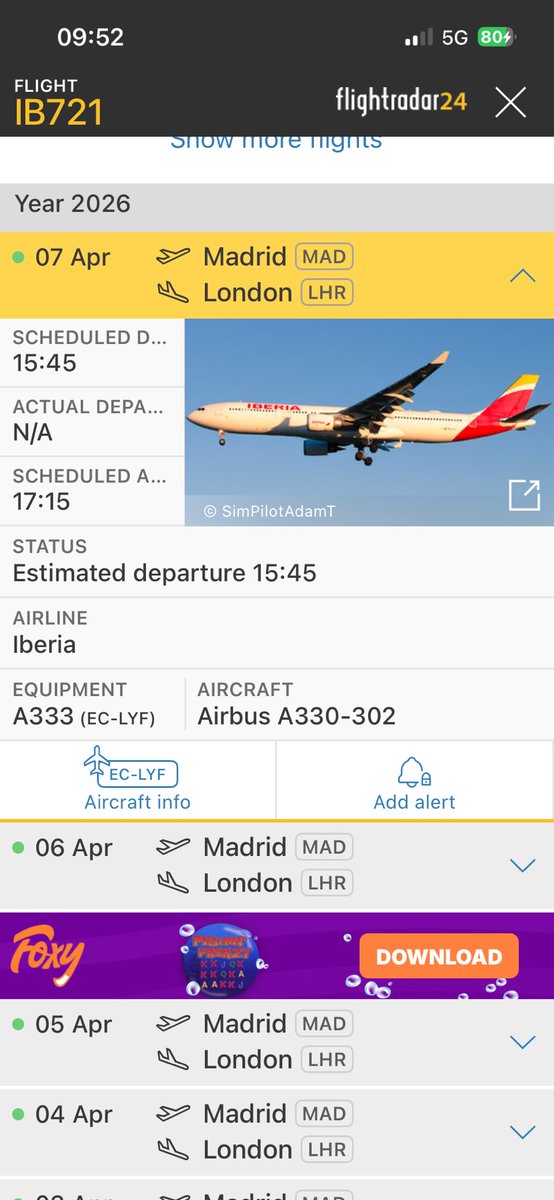 Andrewmc1975's tweet photo. Oh dear - doing a points run Palma - Ibiza - Madrid - London, but as the final leg is shown  with a BA flight number and Iberia operated- I can’t check in for that flight - even though it’s one booking. BA can’t help / Iberia won’t help.  Gonna be an interesting day ahead. https://t.co/EAW5SCpBKC
