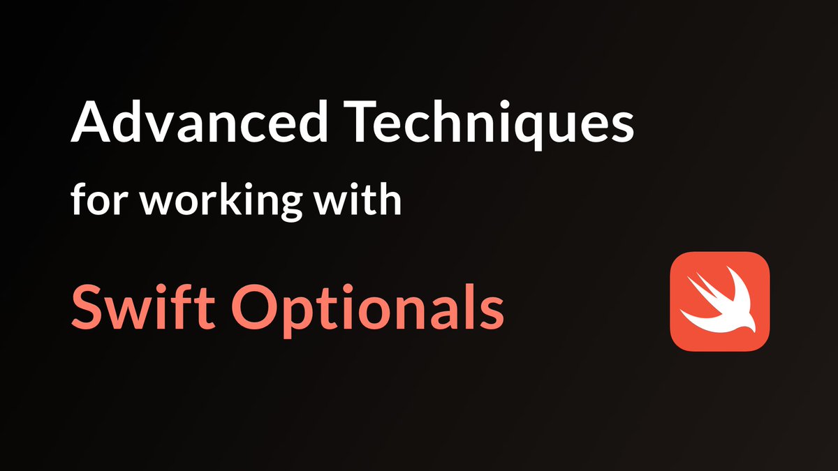 Published a new YouTube video covering some advanced techniques for working with Optionals in Swift. I shared these as part of my presentation "Swift's Hidden Gems" at the <a href="/ARCTIConference/">ARCtic Conference</a> and many developers were surprised.
▶️ youtu.be/qgDIOrKnmuw