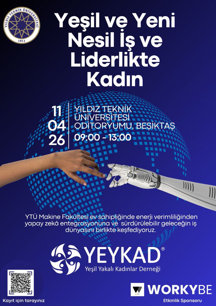 YtuMakFakultesi's tweet photo. Sürdürülebilirlik, dijital dönüşüm ve liderlik günümüz dünyasında giderek daha fazla iç içe geçerken, bu dönüşümde kadınların rolü de her zamankinden daha önemli hale geliyor. https://t.co/vUYlYIrrgN