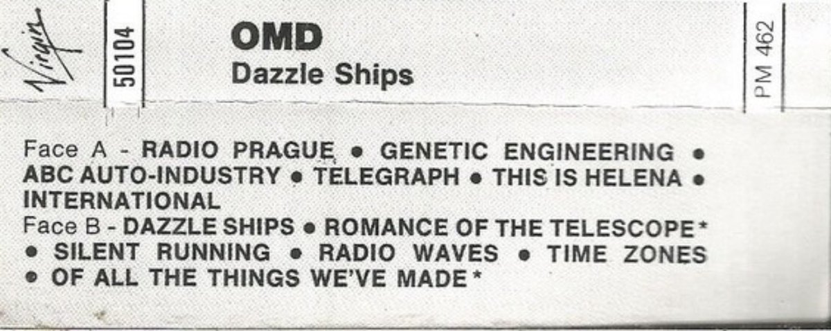 lee0969's tweet image. On this day in 1983 No 16 UK Album Chart OMD “Dazzle Ships” IMHO an underrated album which still sounds great. It had mixed reviews at the time but was a record way ahead of its time. I’ll choose “Telegraph” how about you? #1980s #OMD @jillwebb2005 @nikidoog @Carolyn_on_x