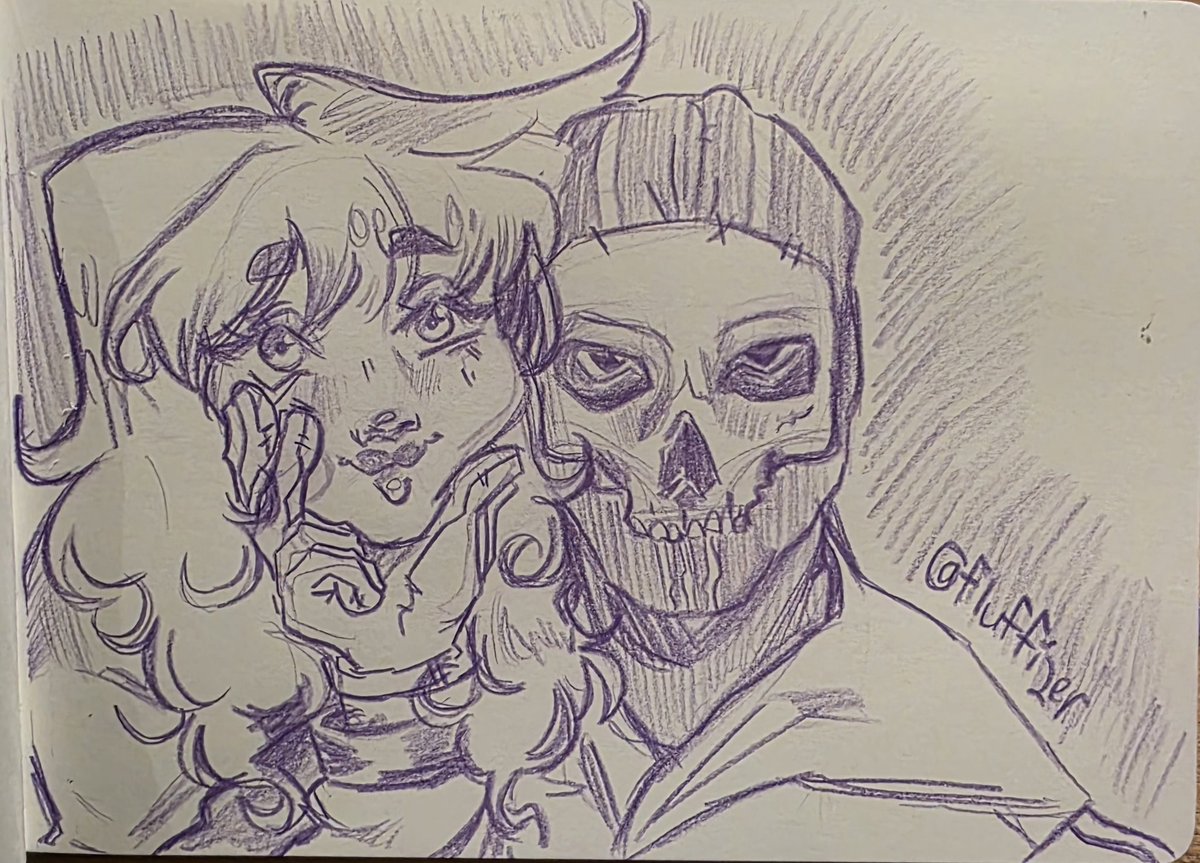fluffizer's tweet photo. Ghost x self 🩷 https://t.co/oJK0yO4P1U