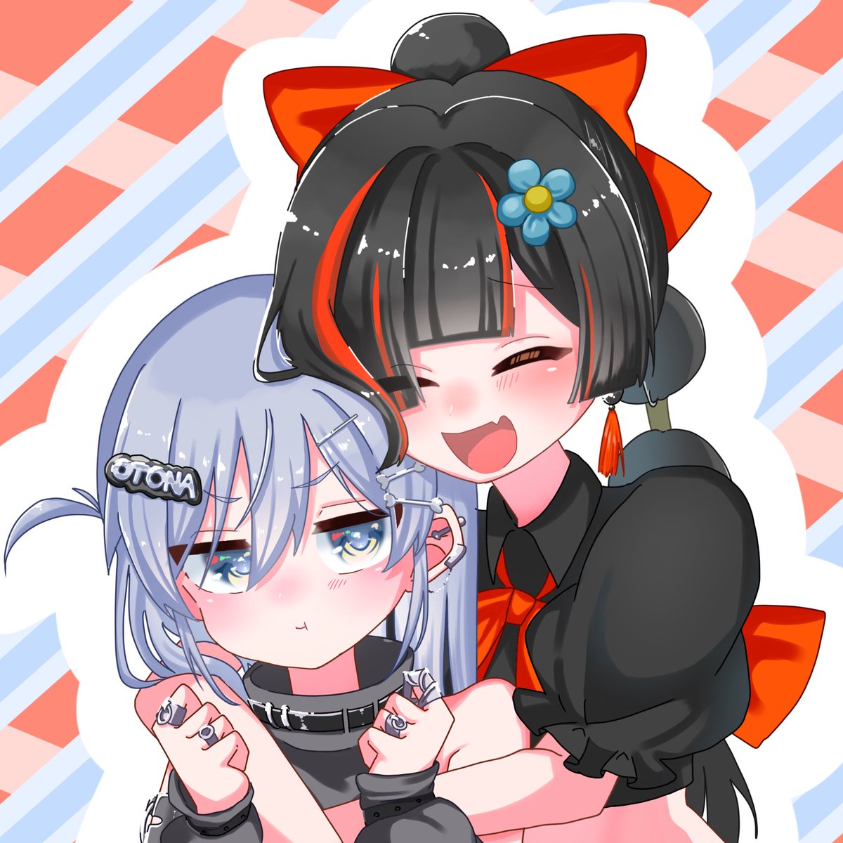 ayuta3rooo's tweet photo. ｳﾐﾝｸﾞとﾁｮﾔ

 #くろむアーツ  #夜乃くろむ 
 #はなびの標本   #蝶屋はなび https://t.co/d88htu4GSr