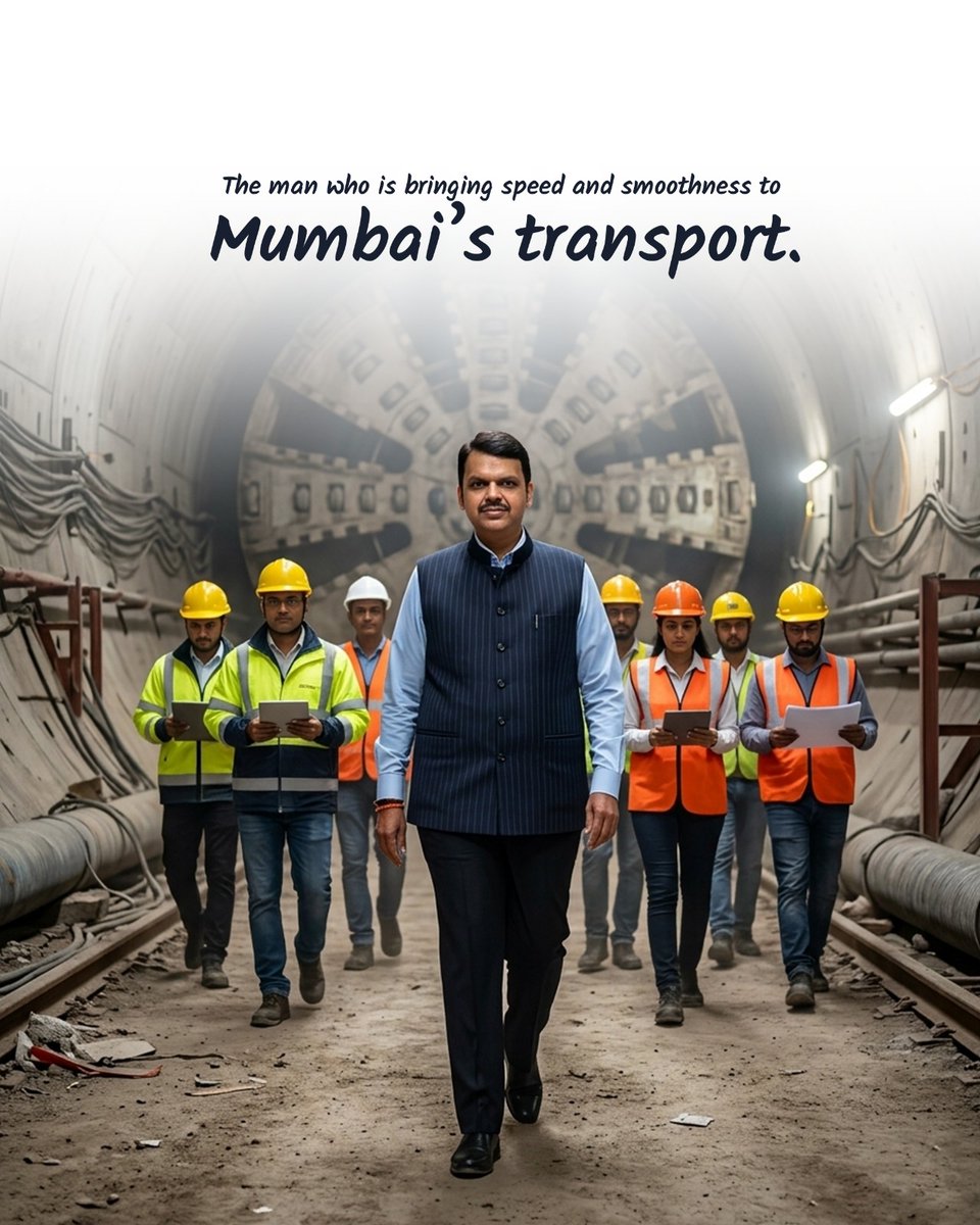 AmeetSatam's tweet photo. मुंबई महानगर प्रदेशात आता प्रवास जलद, सुरक्षित आणि आधुनिक होत आहे. हीच खरी Mumbai In Minutes ची ताकद... 
Thank You DevaBhau 

#MetromanDevendra https://t.co/TUaurGysB5