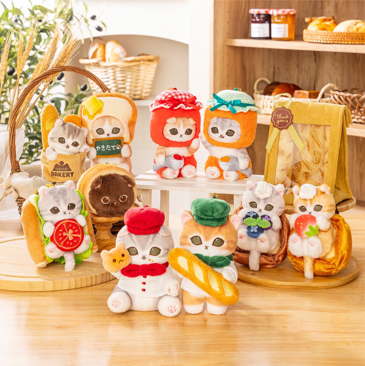 🐱mofusandもふもふベーカリー🍞 「もふもふベーカリー マスコット