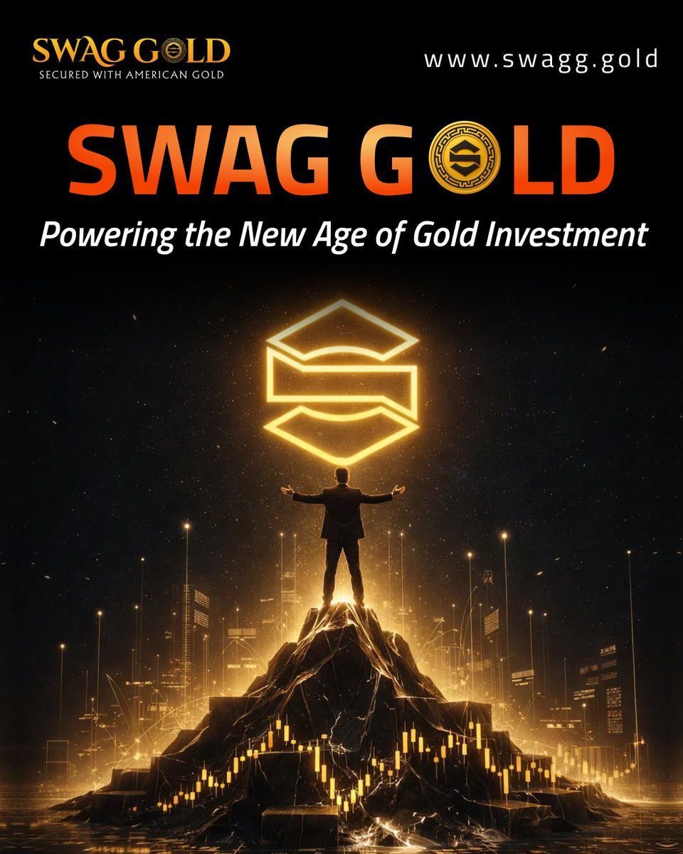 SwagGold25's tweet photo. Step into the new age of gold investment ✨
Swag Gold blends timeless value with modern innovation for smarter wealth building.
Learn more: https://t.co/Ff6F8iy7B6
Join: https://t.co/z0wi491Gdc
#SwagGold #DigitalGold #SmartInvesting #FinancialFreedom
Note: Not financial advice. https://t.co/Ucsw445A8c