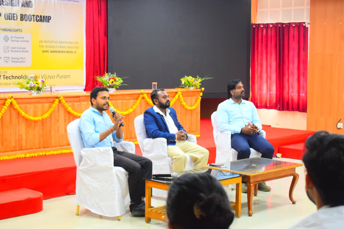 BRAITiians's tweet photo. Day 2 of #IDEBootcamp2026 at DBRAIT focused on startup ecosystems, business models &amp; customer segmentation. With hands-on ideation using SCAMPER, participants are turning ideas into innovative, user-centric solutions. #StartupIndia @AICTE_INDIA @MediaRN_ANI @Andaman_Admin https://t.co/NP5CjF5Wpu