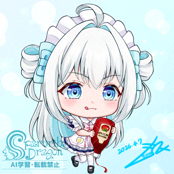 改めまして、白乃かのんさんのミニキャライラストのお仕立てをさせていただきました!✨
お絵描き頑張るお姿、お仕立てさせていただきありがとうございました!🐿️

#すぺありぶ・どらごん 