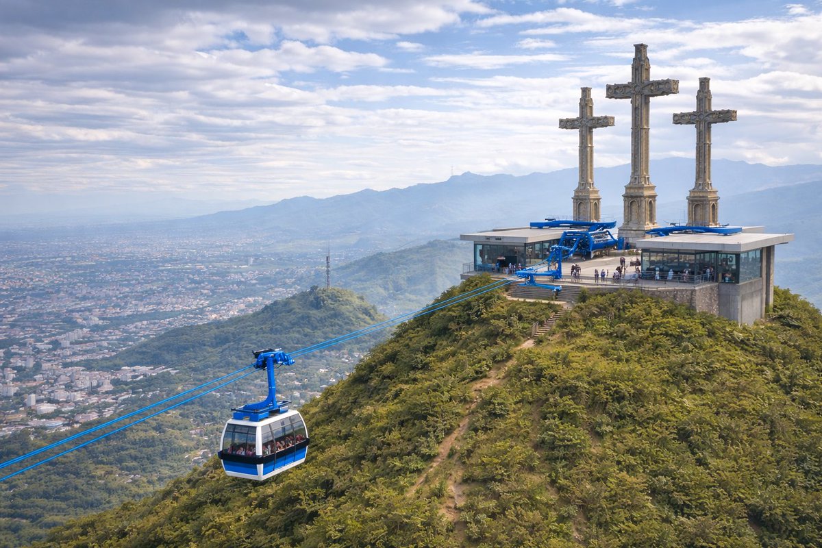 juanmartinbc's tweet photo. Me sueño un cable MÍO en el Cerro de las Tres Cruces. Un proyecto que conecte la ciudad con su montaña, con un rediseño arquitectónico que eleve este lugar a otro nivel. Que las cruces se conviertan en un símbolo renovado, y que este espacio se transforme en un verdadero ícono de Cali: deportivo, turístico y cultural.

#NuevasIdeas💡