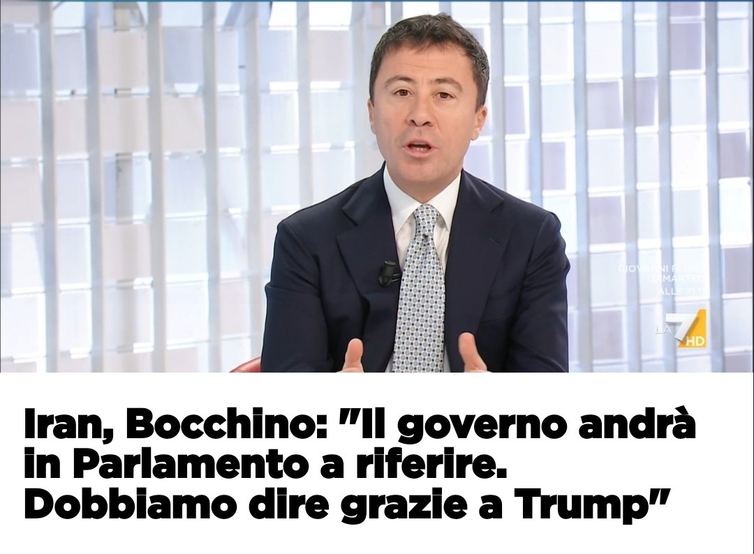 <a href="/Italo_Bocchino/">Italo Bocchino</a> Bocchì, guarda che la guerra di cui parli l'ha iniziata quello che ringraziavi