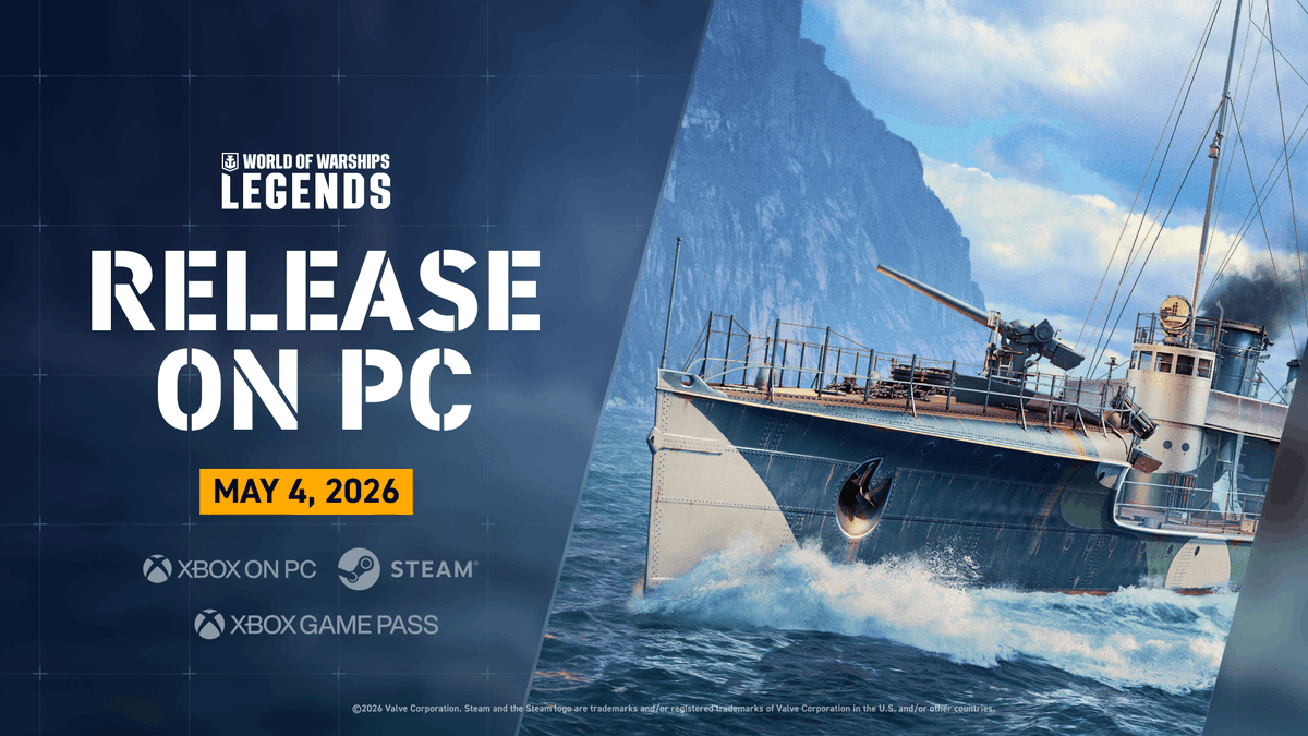 艦長の皆さん！

💻5月4日より、PCでもLegendsをプレイできるようになります！コンソール版やモバイル版でこれまでに積み上げてきた進捗は、PC版（Steam／Microsoft Store）へ移行してそのままプレイを継続できます。サーバーも現在と共通で、これまでと同様にマッチングが行われます。さらに、Xbox