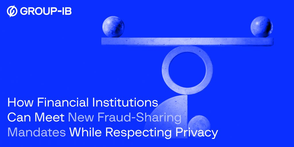 GroupIB's tweet image. Payments settle in seconds. Fraud investigations take days. Criminals exploit the gap.
Learn how #financialinstitutions can meet mandatory fraud-sharing requirements: link.group-ib.com/4sf1ZjZ

#FraudPrevention #GDPR