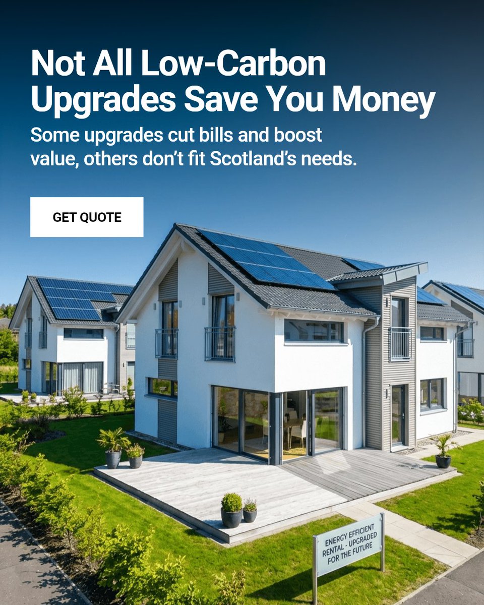 ScotlandEnergy's tweet image. Not all low-carbon upgrades are equal. Some cut bills and boost property value, others fall short. Choose solutions built for Scotland's weather and regulations. Ready to future-proof your rental?

scottishenergysaving.co.uk/contact/ #ScotlandGoesSolar