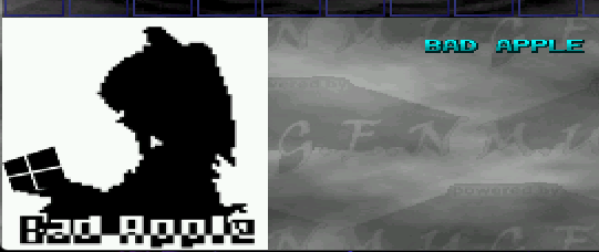 MegaStick87's tweet photo. Voy a liberar la versión funcional de Bad Apple, este char como tal usa un .exe que no recuerdo de quien era, pero es divertido de usar y ver. 

Espero que les guste, es totalmente seguro para usar. ^^

https://t.co/XmCcOrlzyr

#MUGEN更新情報 #MUGEN https://t.co/EkR1Z1JCBc