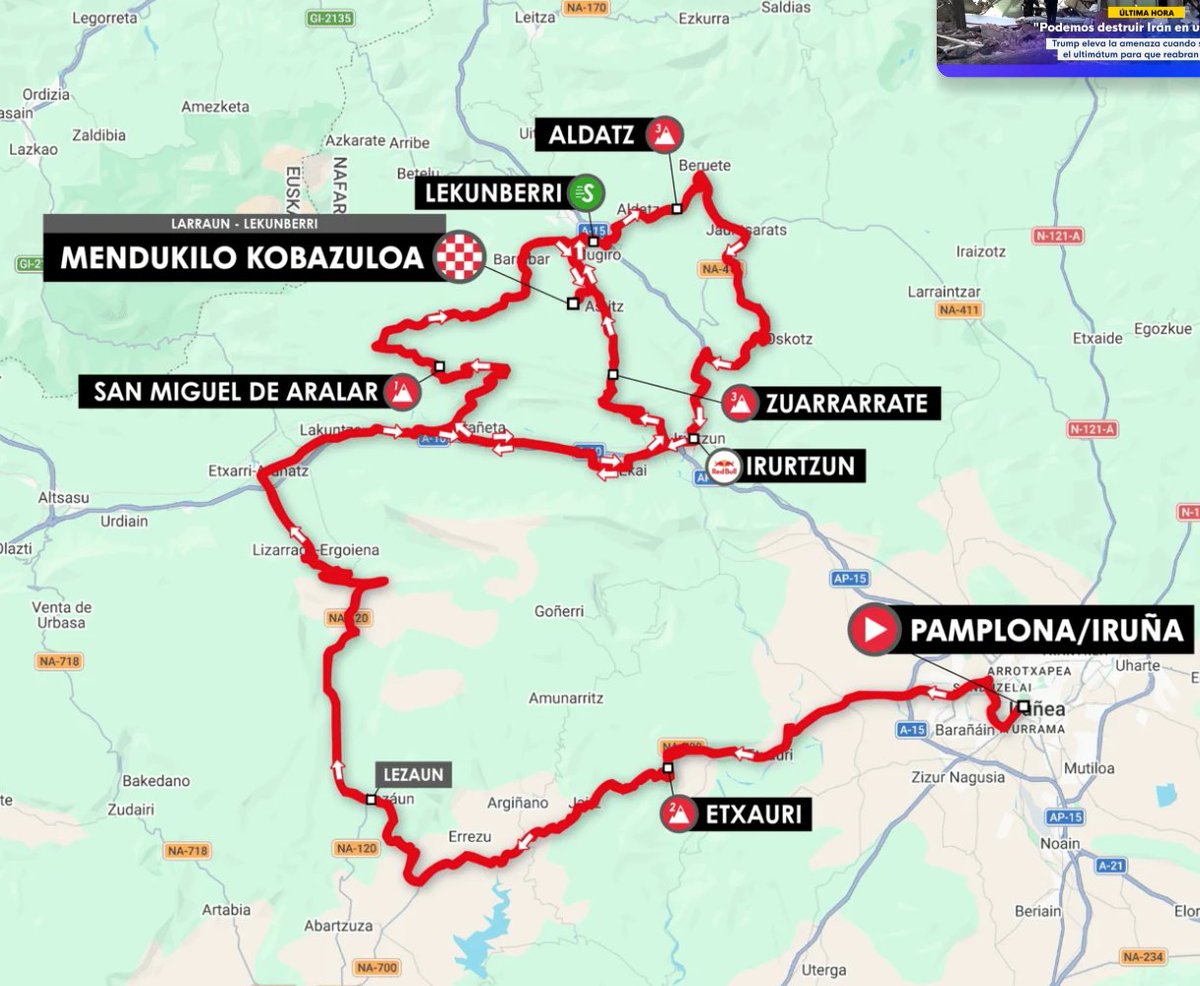 La 2º etapa de #itzulia  

itzulia.eus/etapas/pamplon…