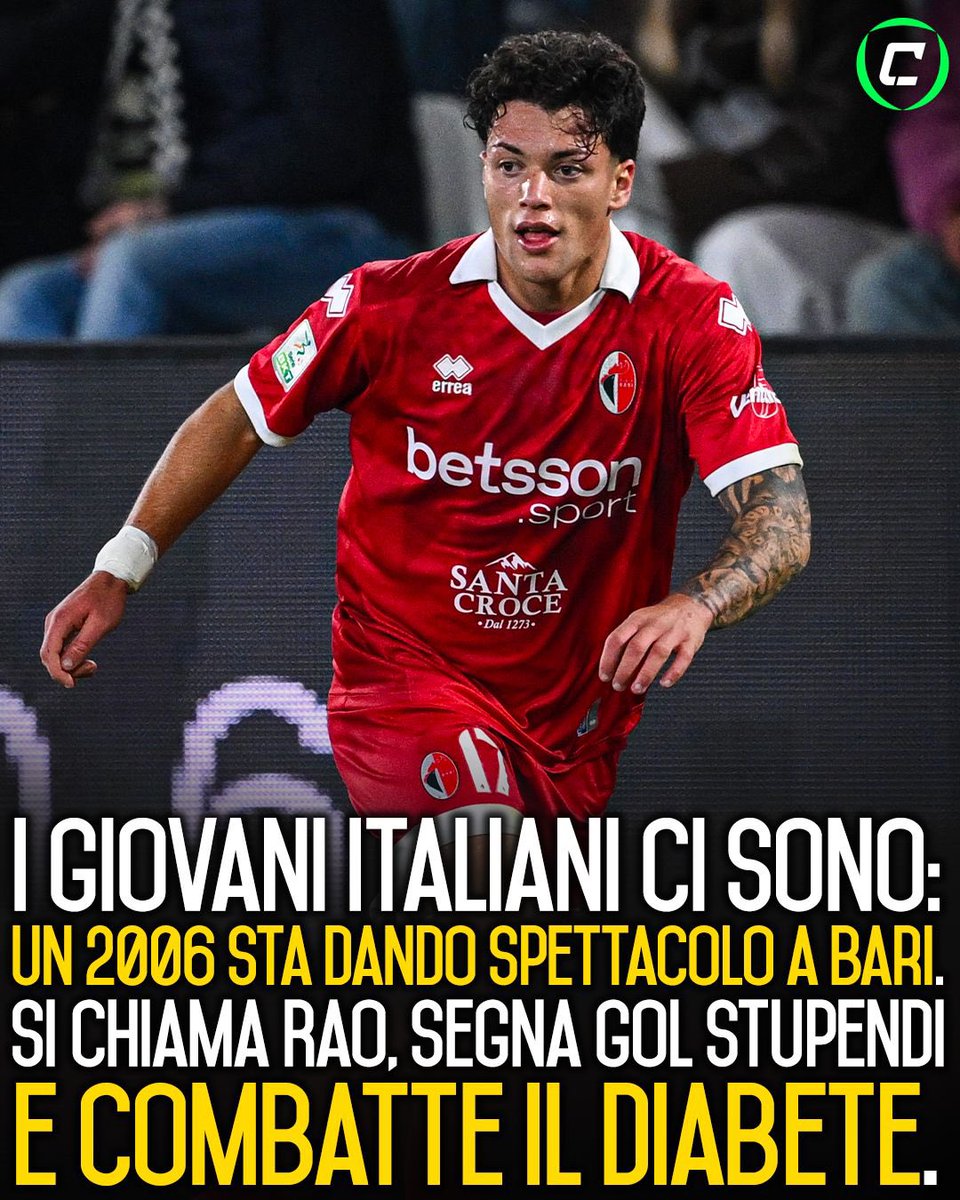 CronacheTweet's tweet photo. Nelle ultime settimane Emanuele Rao sta trascinando il Bari, che lotta per evitare la retrocessione. Il classe 2006 è uno dei talenti più interessanti di questa Serie B e il suo cartellino appartiene al Napoli 👀

✍️ a cura di @gia_brunetti 

1/5 https://t.co/Djp4yvUtti