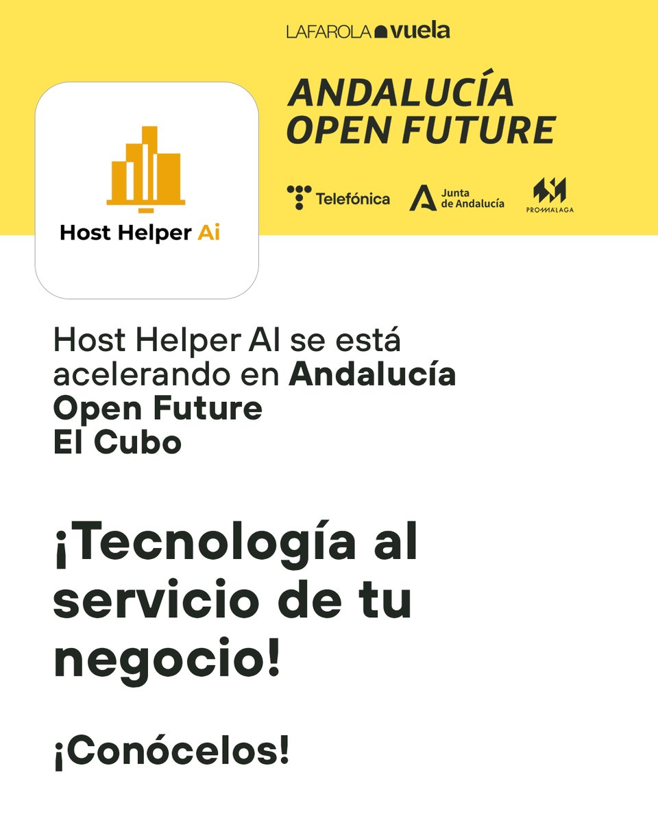 OpenFuture_And's tweet image. Gestiona tus alojamientos con Host Helper. 🚀

✅ Conserje virtual 24/7 y registro SES.
✅ Automatización de check-in y limpieza.
✅ Control de domótica y ahorro energético.

Escala tu negocio sin complicaciones técnicas.💻

Más info 👇
andalucia.openfuture.org/startups/host-…

#SmartHome