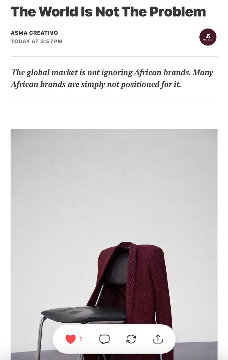 ASMACREATIVO's tweet photo. African businesses owners.

If you consume this type of contents everyday your brand is definitely going to do better. https://t.co/xYGD6cr1zK